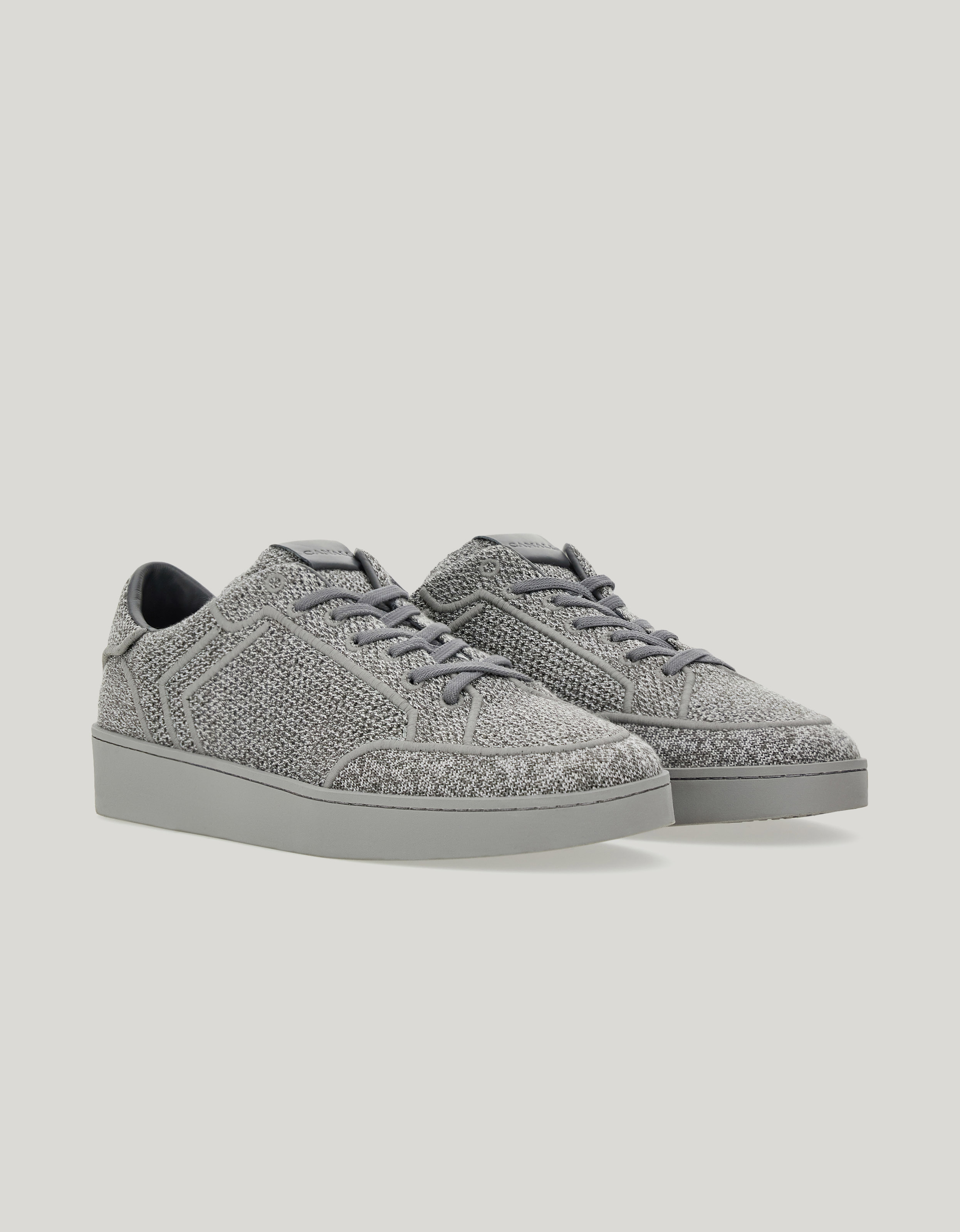 Canali Nuvola polyester knit sneakers derby with rubber sole 