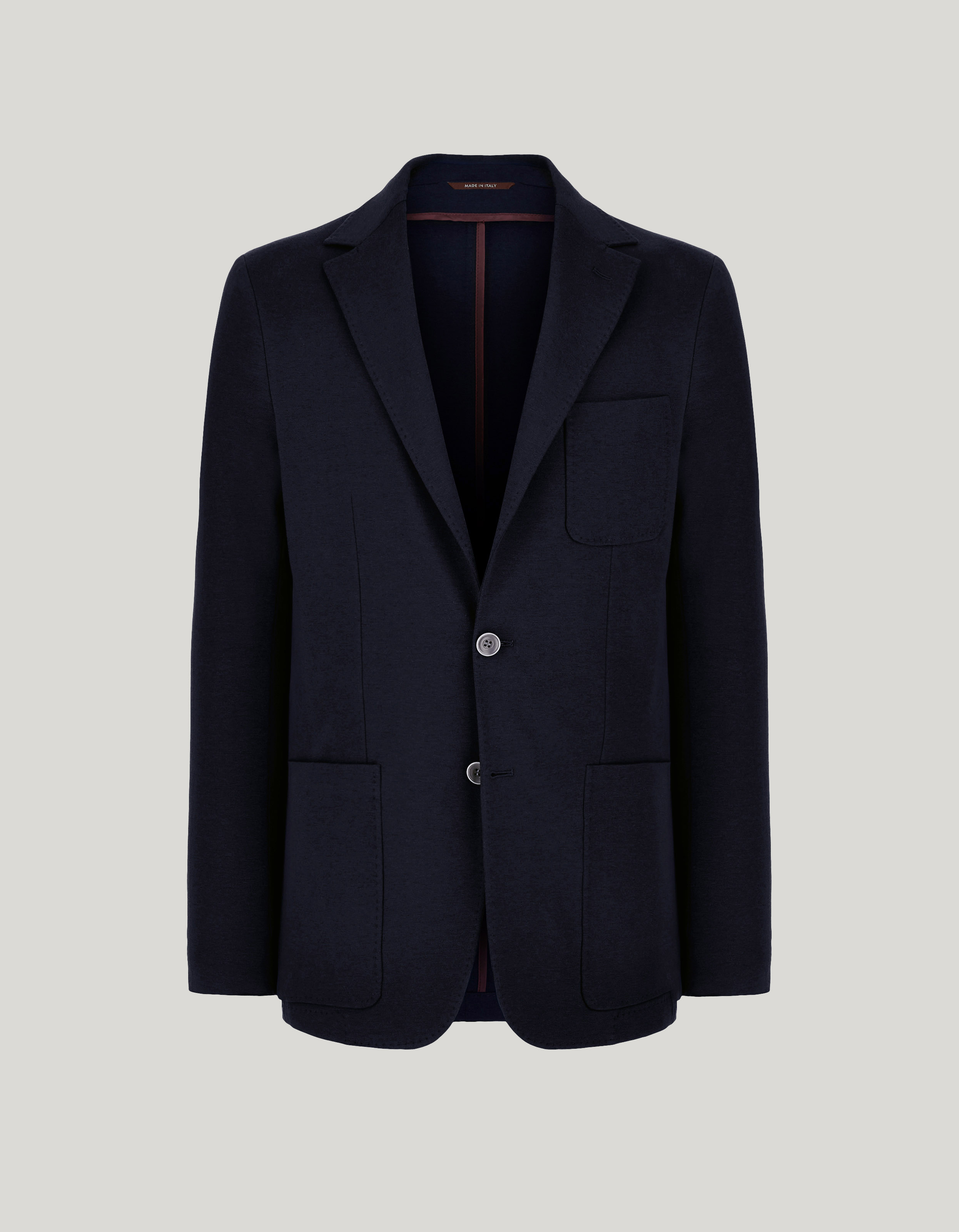 Blue jersey blazer 