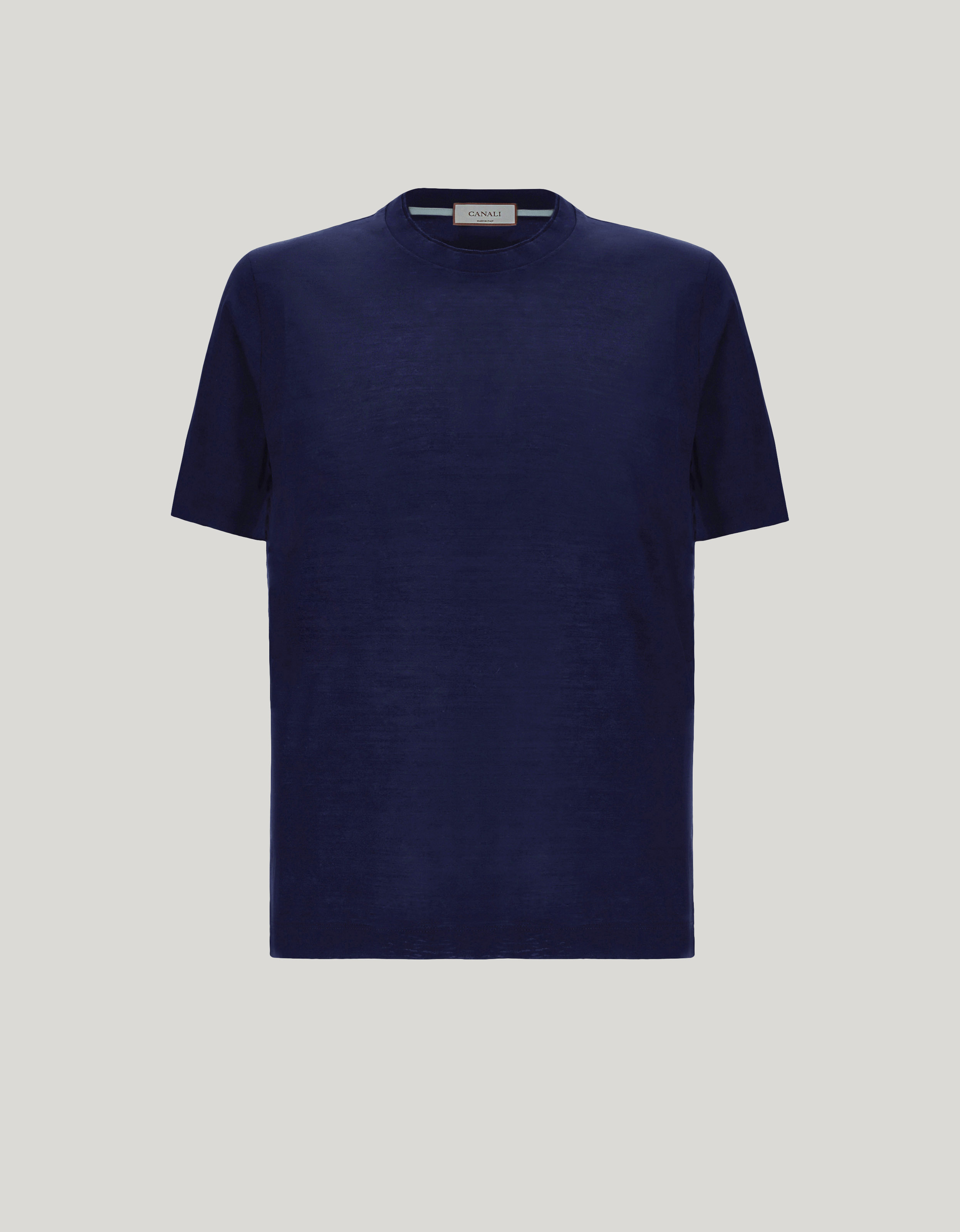 Dark navy cotton T-shirt 