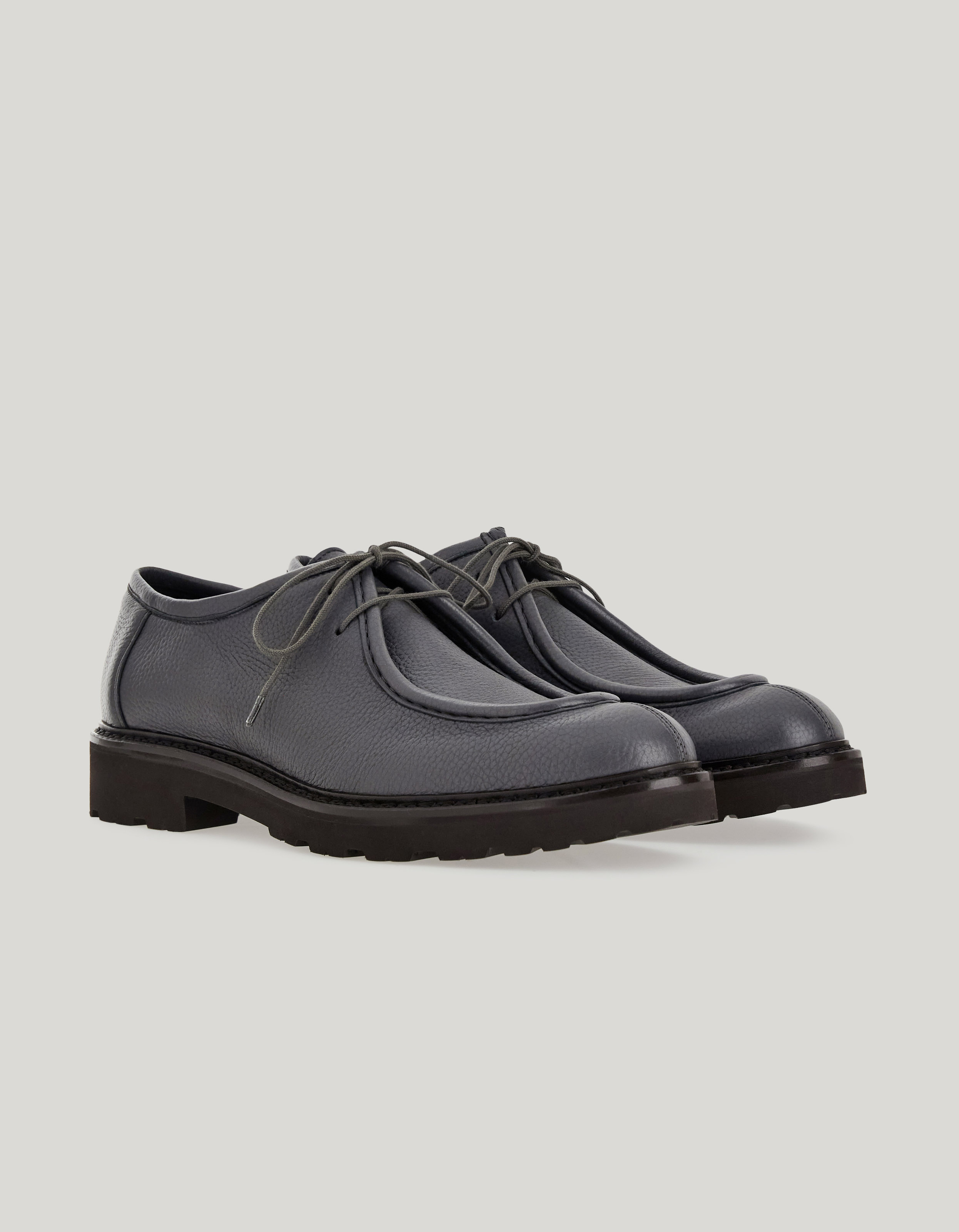 Dark gray deerskin Wallabee with EVA sole 