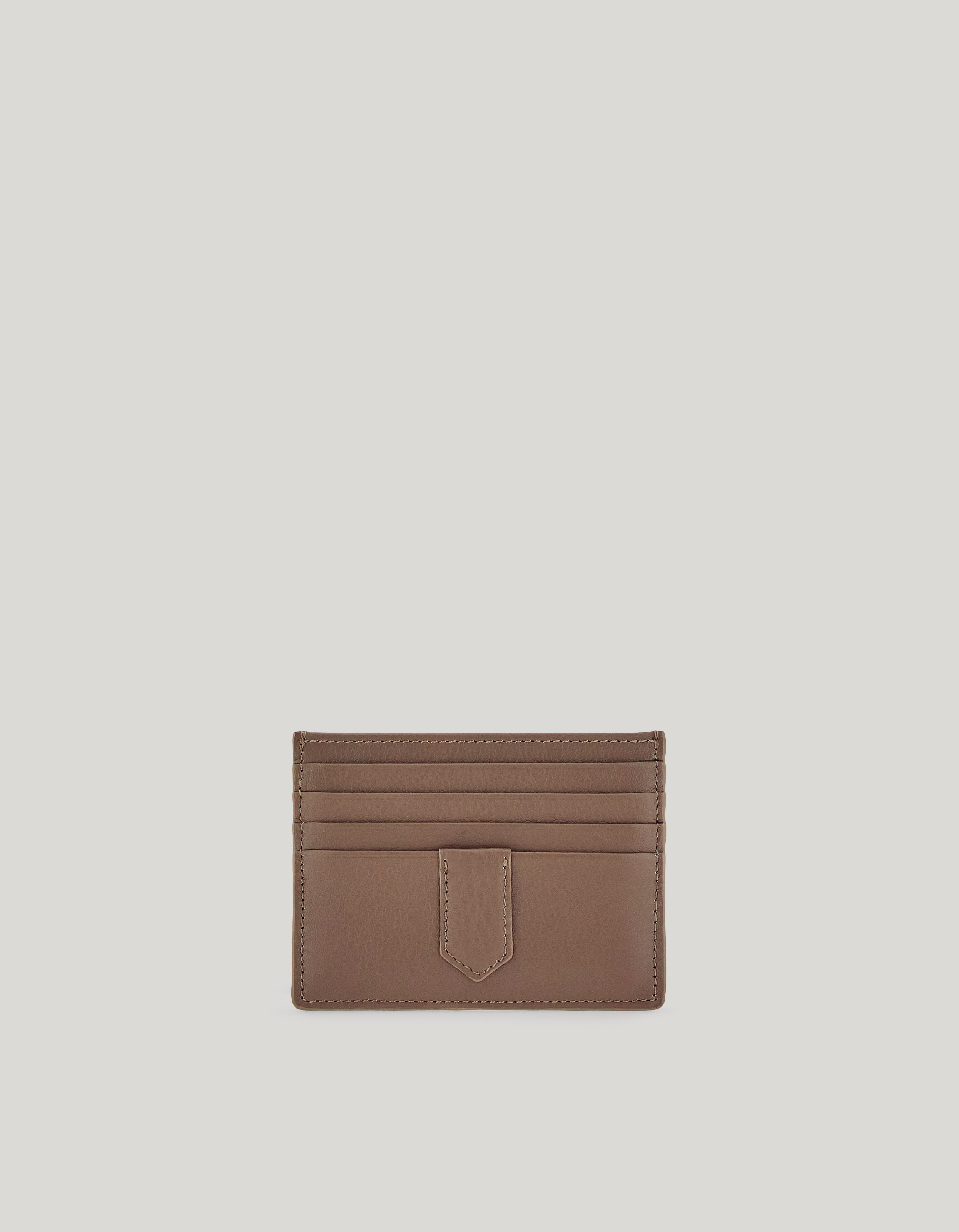 Walnut Cardholder in Hammered Calfskin 