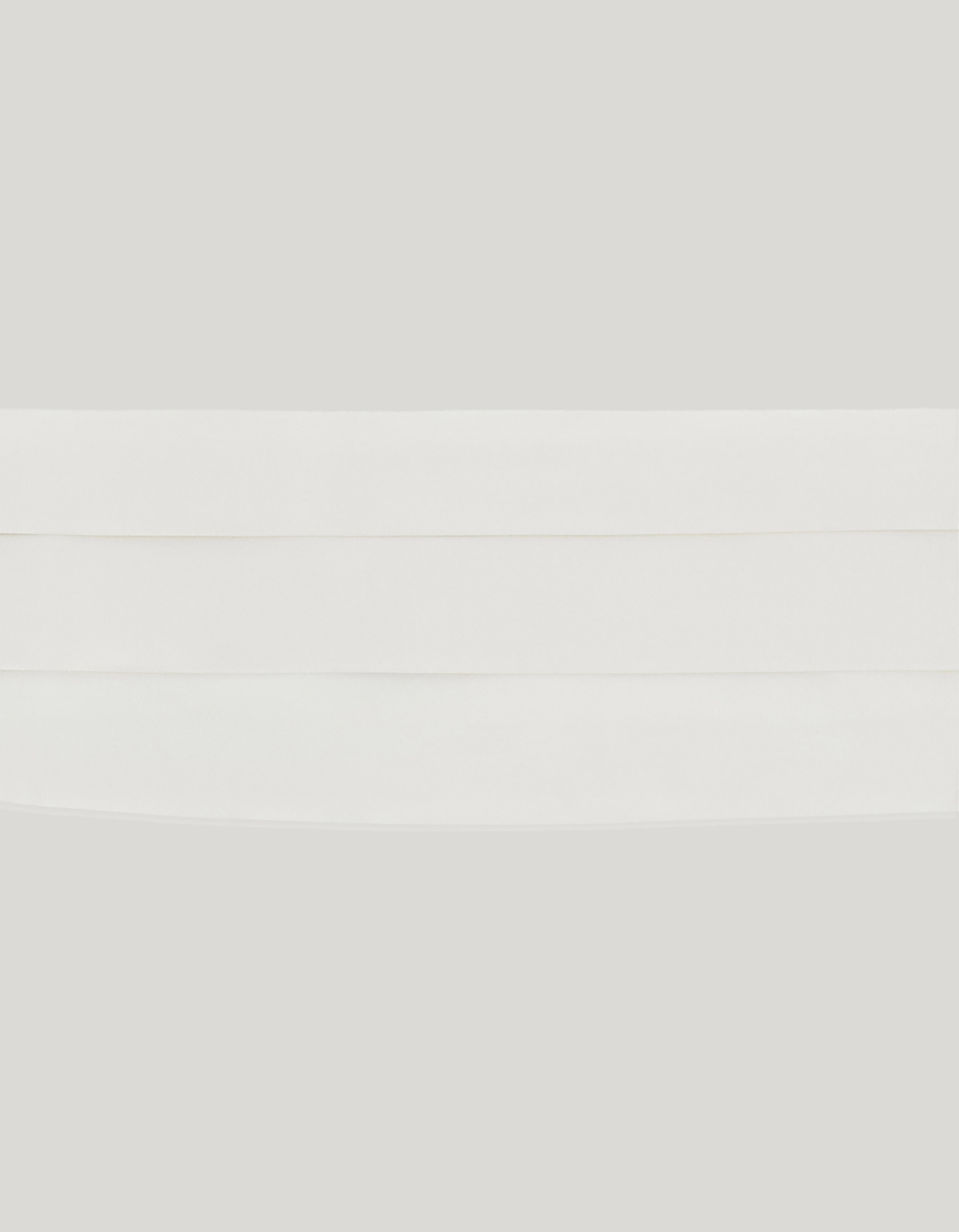 White silk cummerband - Medium