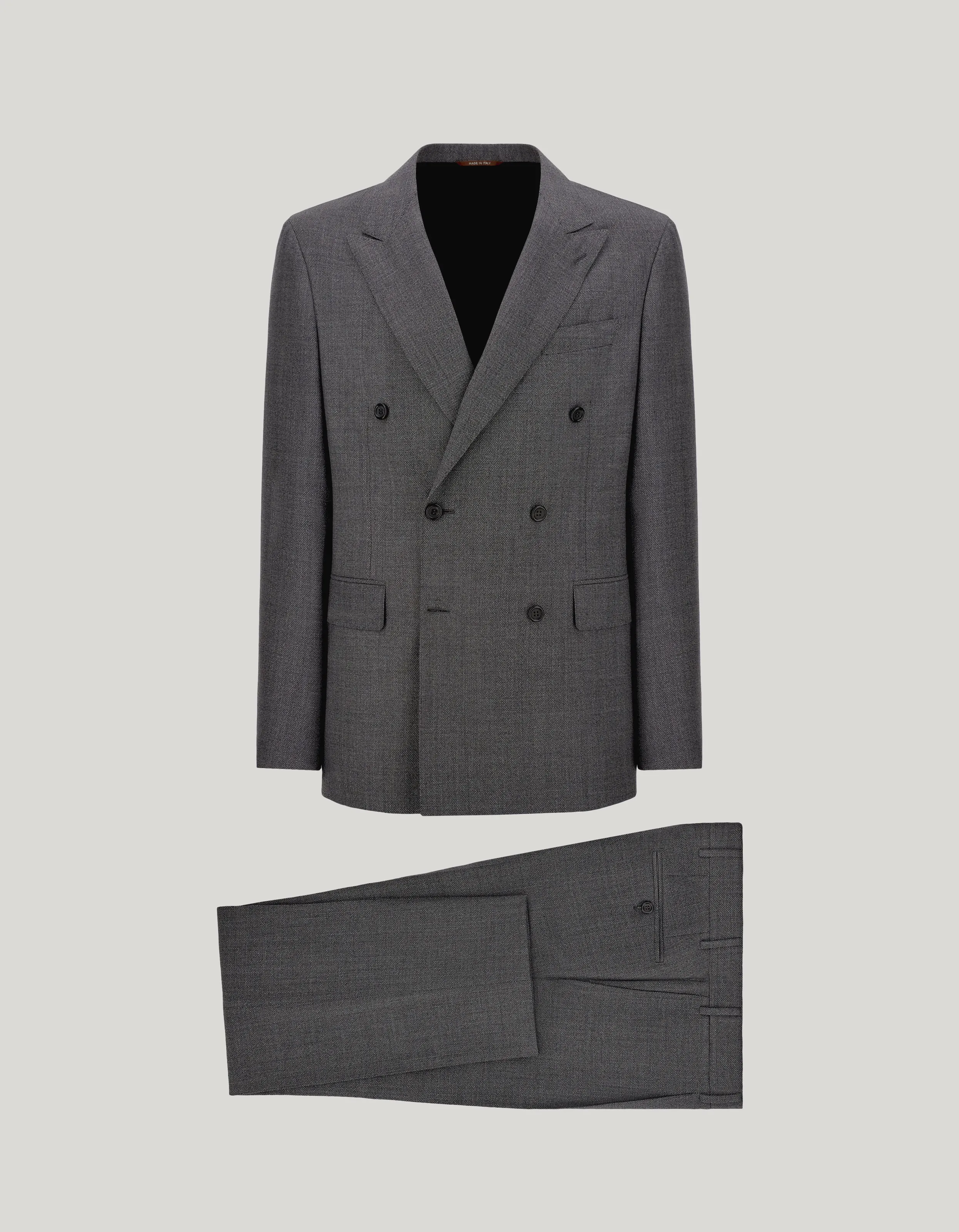 Gray pure wool suit 