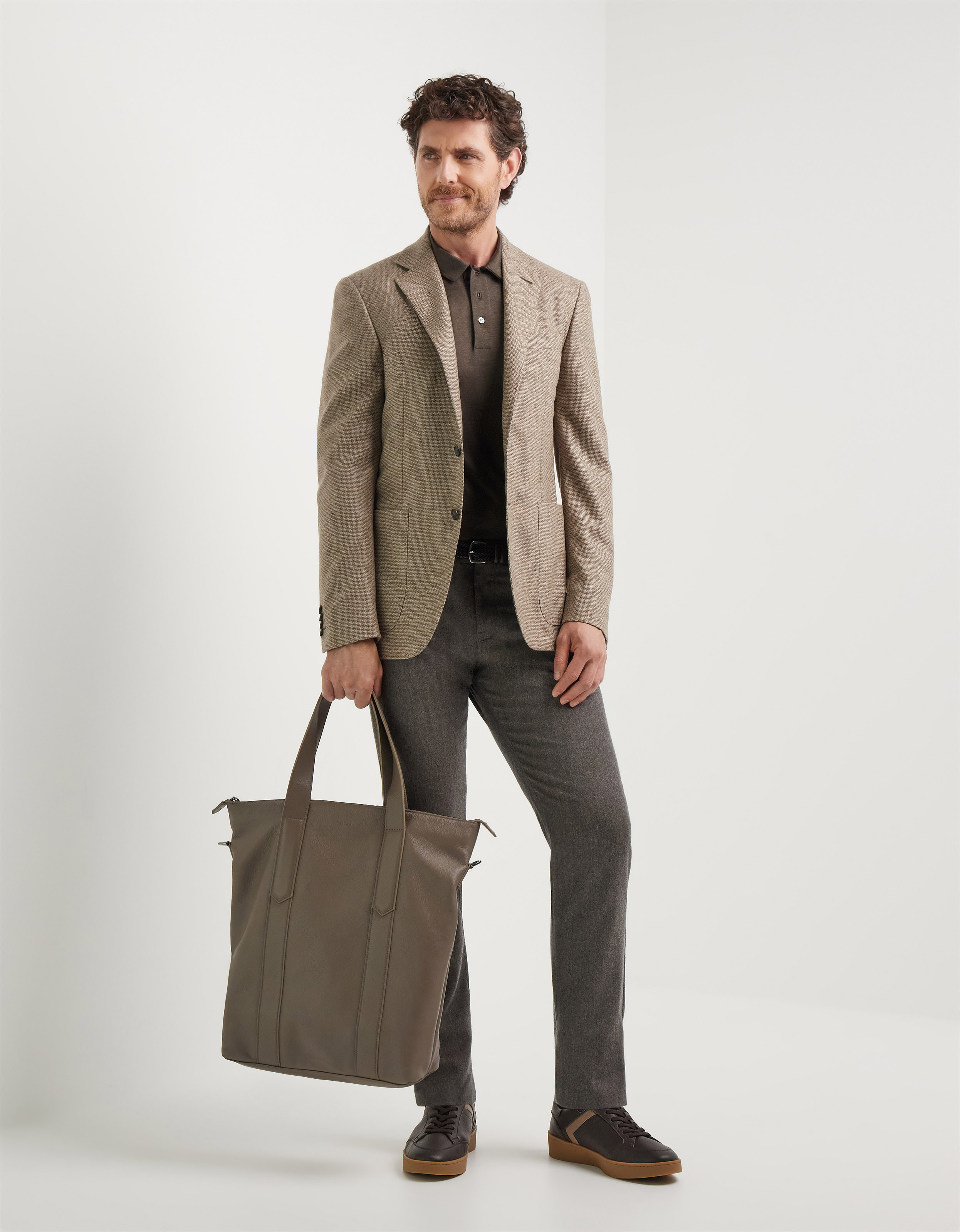 Beige pure wool Kei jacket