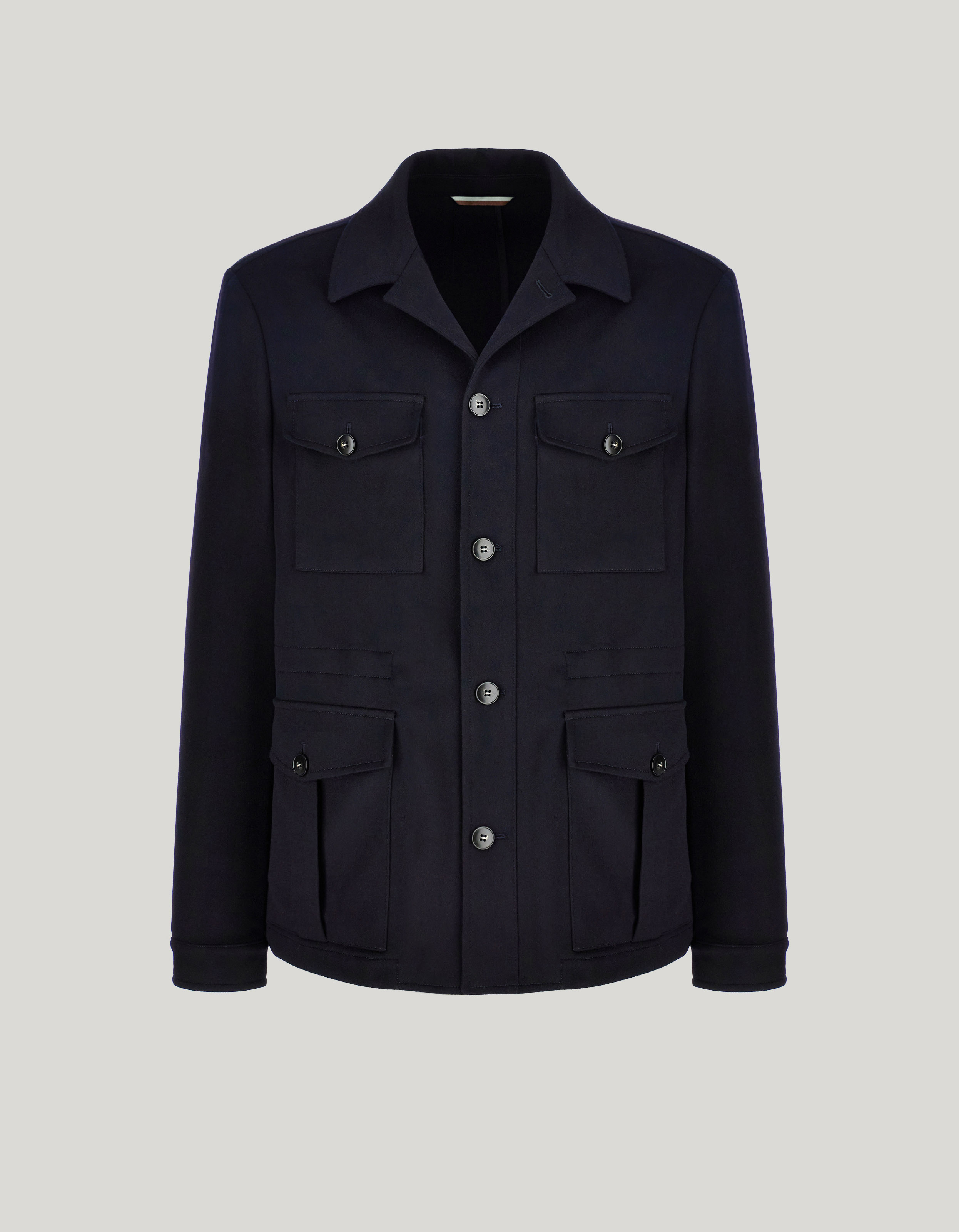 Navy blue pure cashmere jacket - Exclusive 