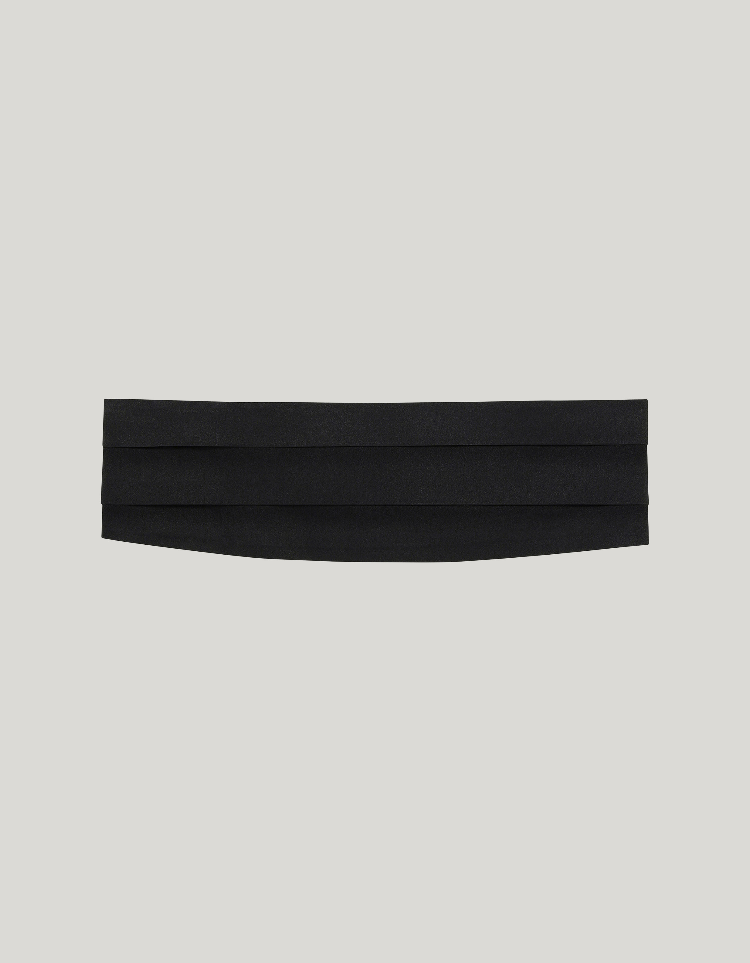 Black Silk cummerband - Medium 