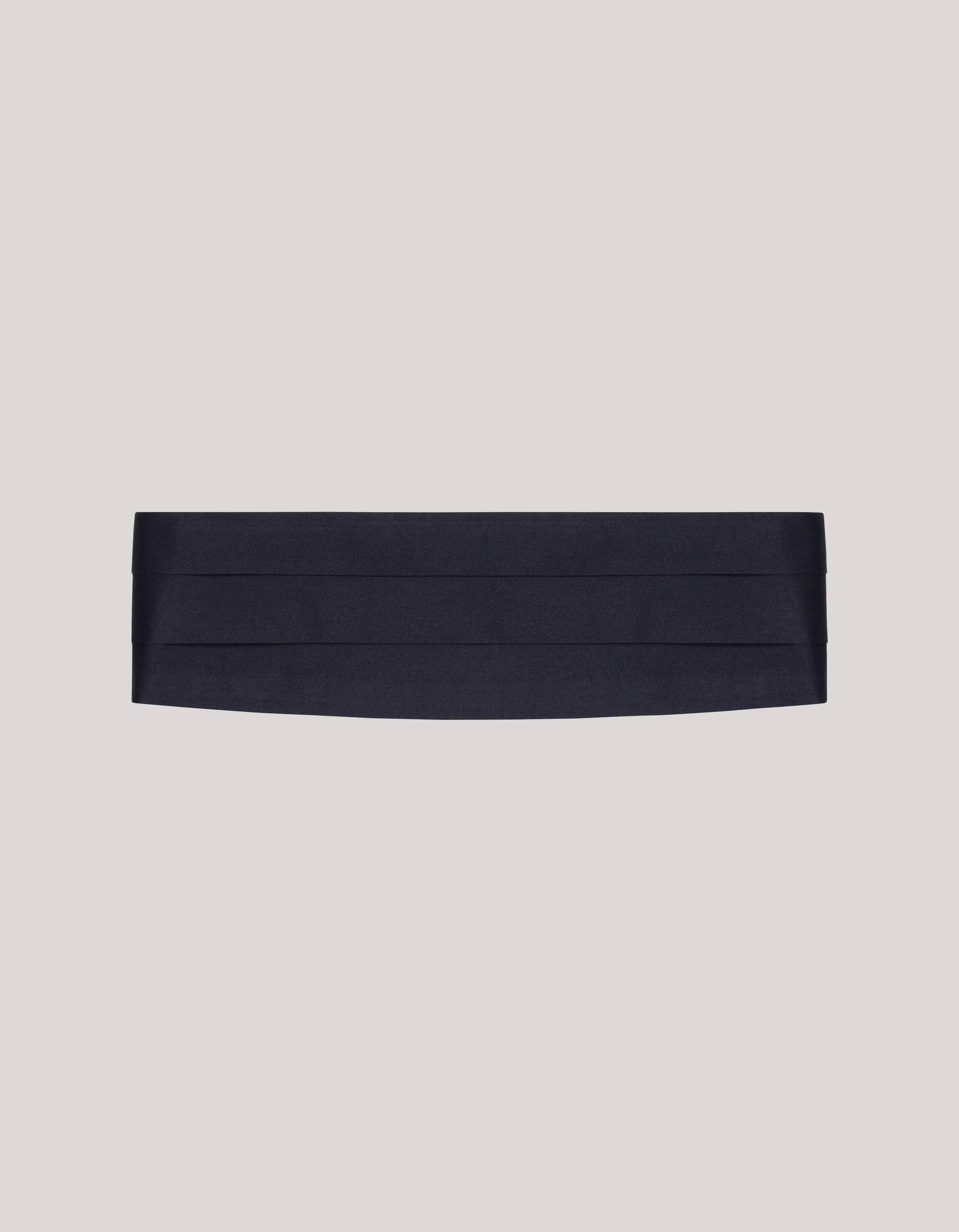 Blue silk cummerband - Medium 