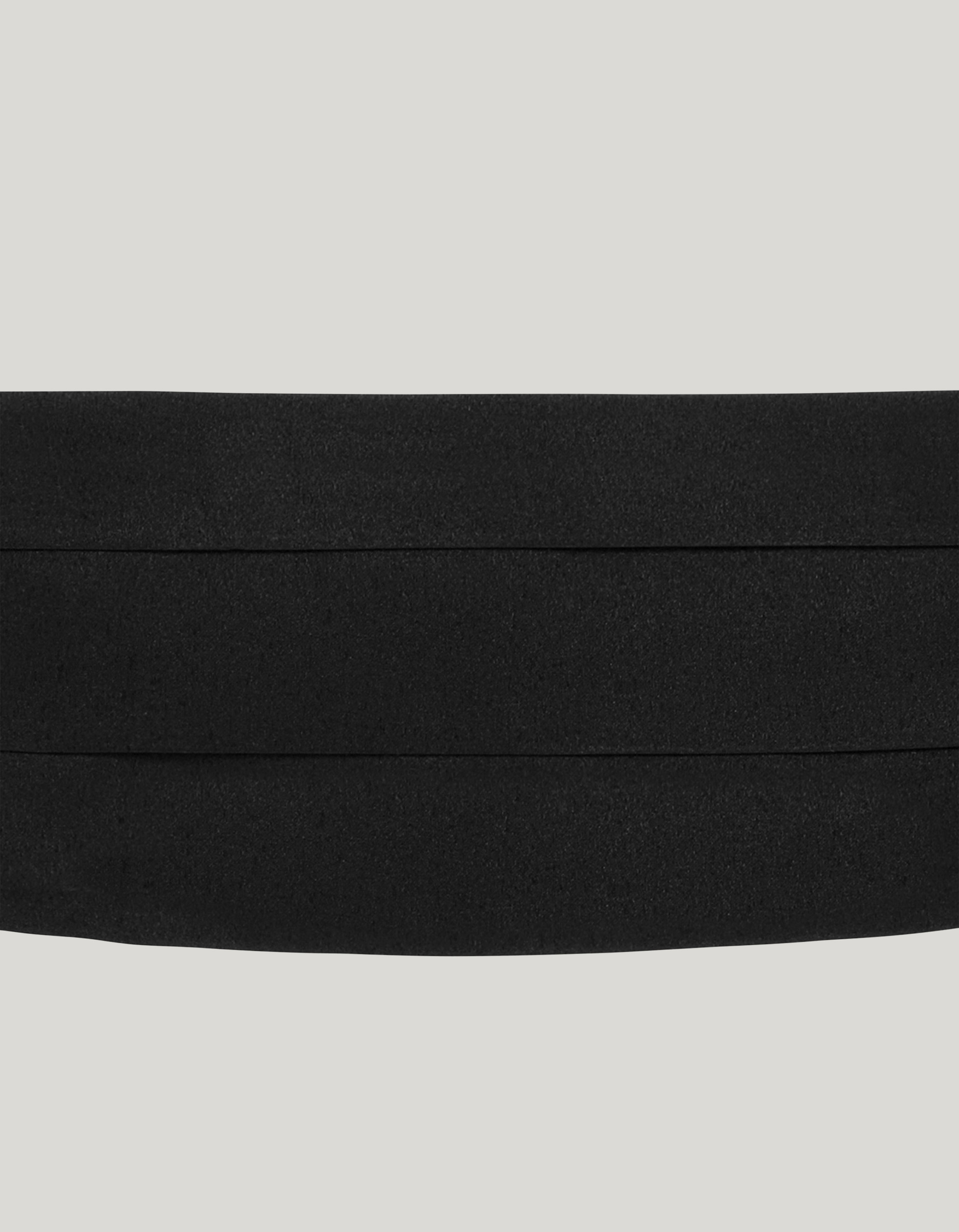 Black Silk cummerband - Extra large
