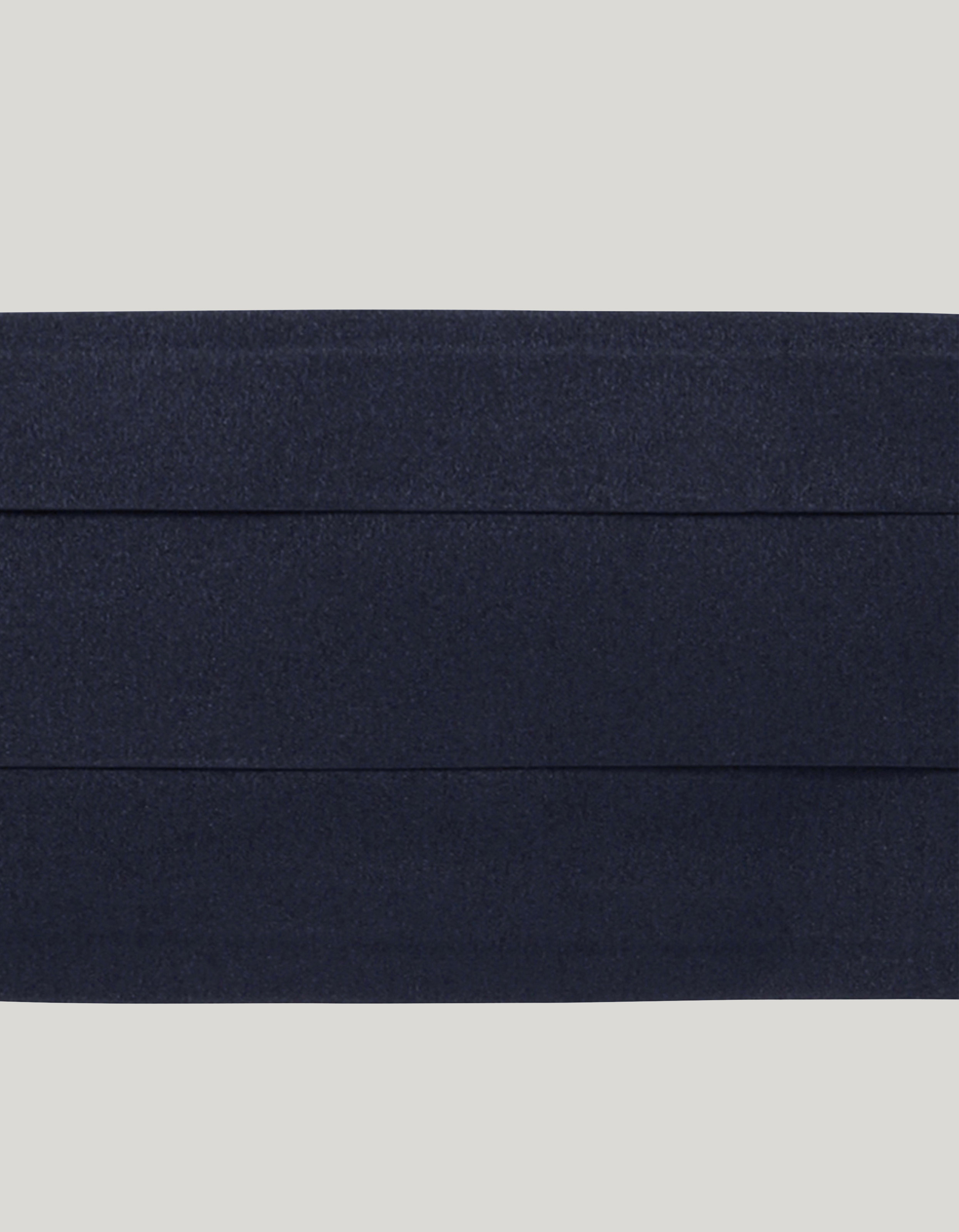 Blue silk cummerband - Extra Large