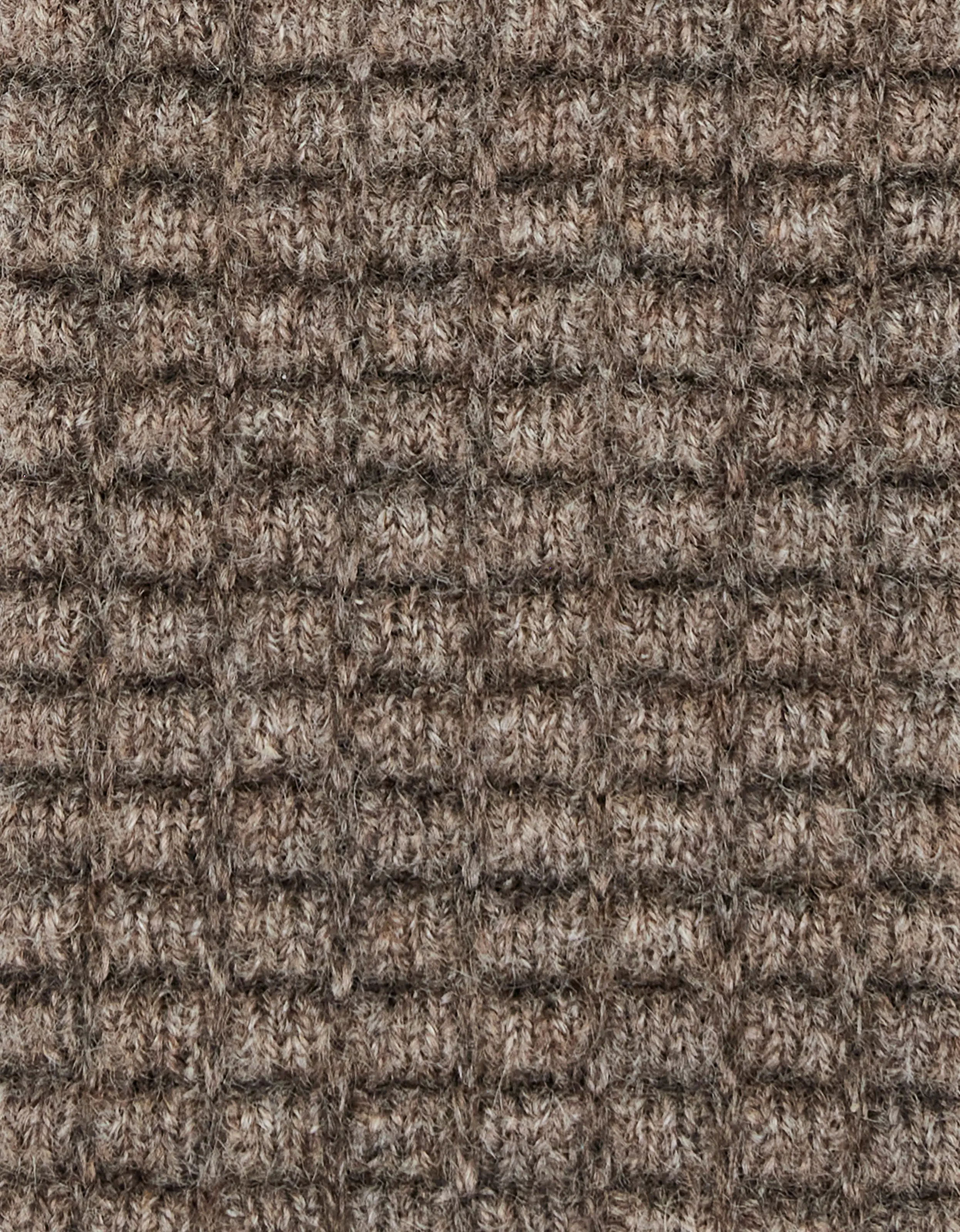beige cashmere knit tie