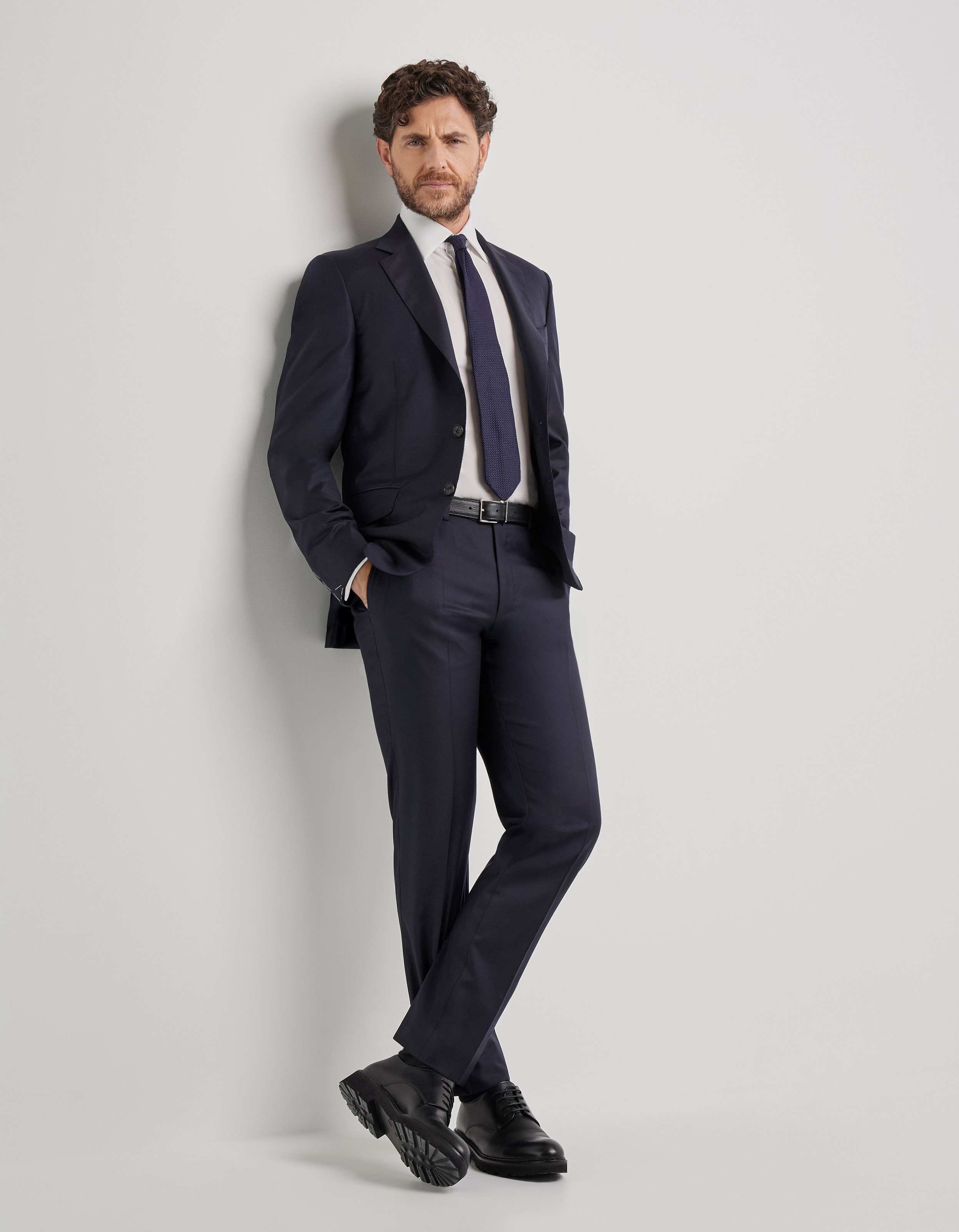 Navy blue pure 150's wool blazer