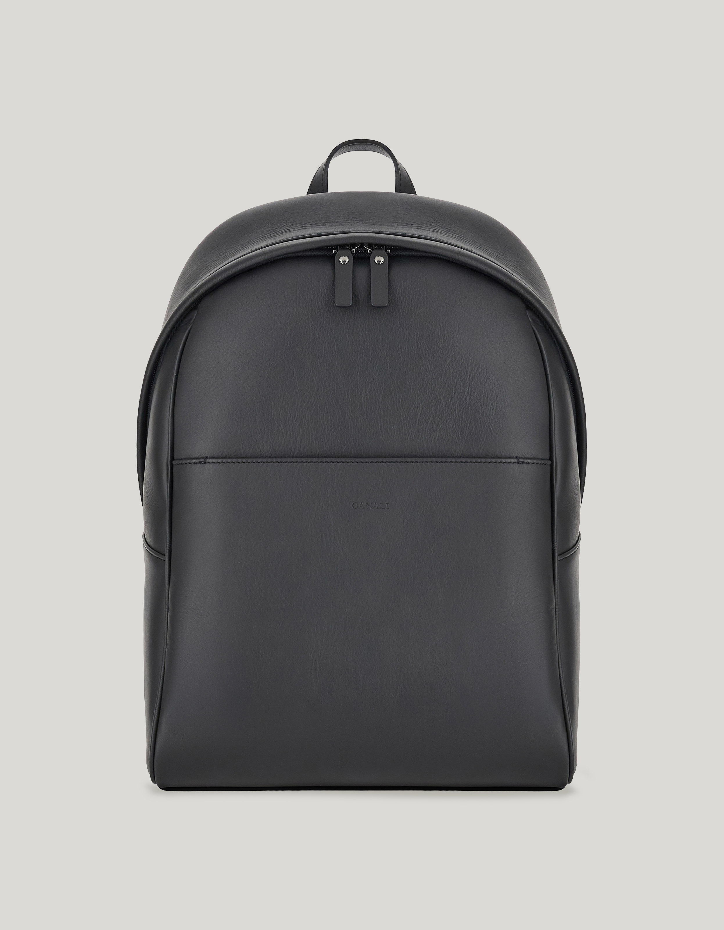 Black calfskin backpack 